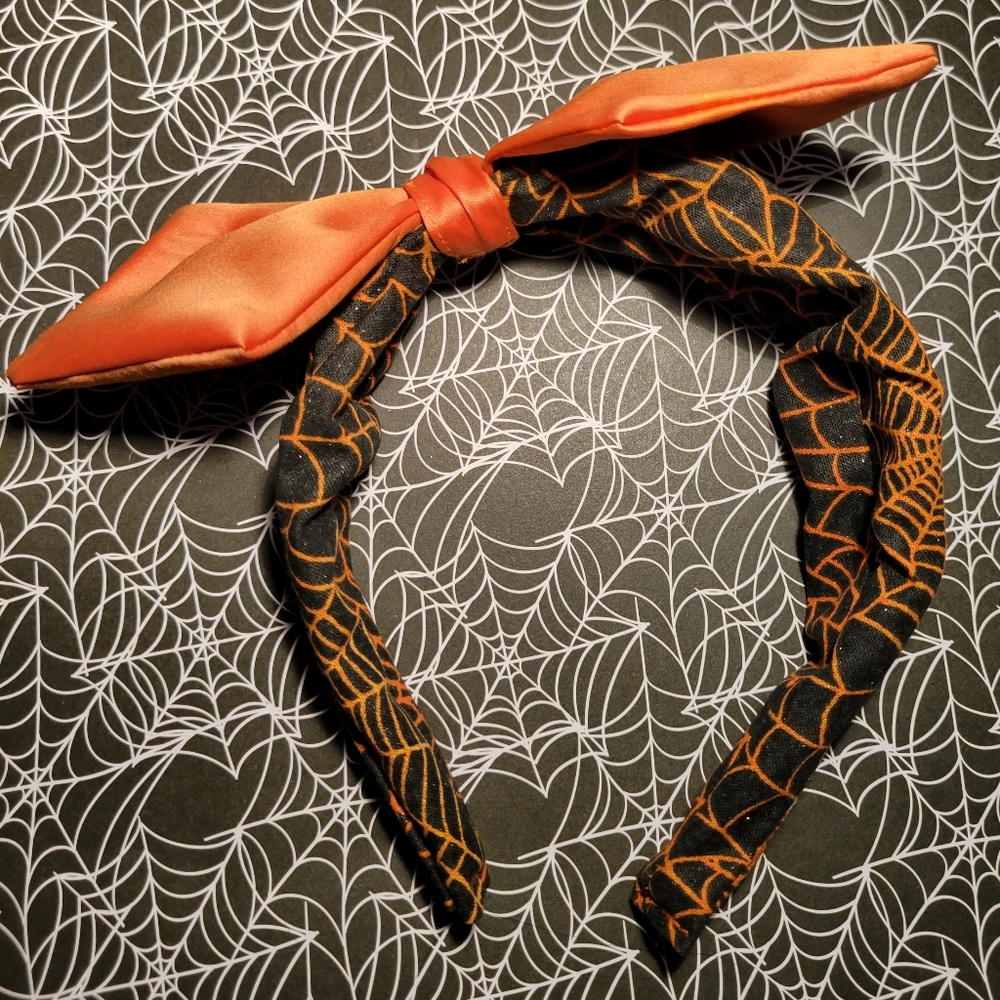 Halloween headbands spiderwebs